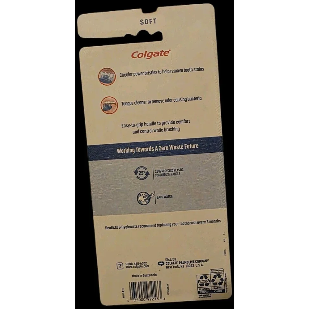 6 Pack Colgate Extra Clean Toothbrush, Adult Soft Bristle NIB